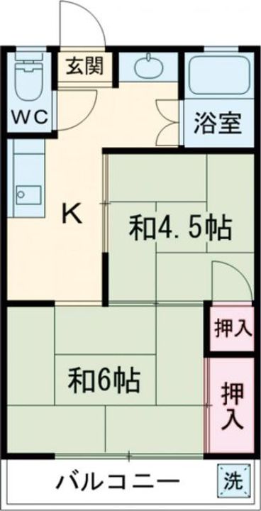 サンケイコーポ江戸川の間取り