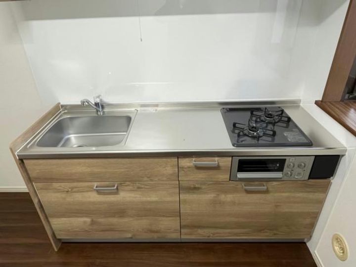 福島県郡山市名郷田2(アパート)の賃貸物件のキッチン