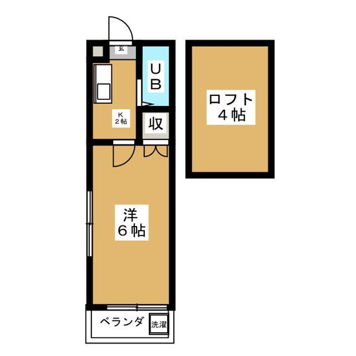 千葉県市川市菅野2(アパート)の賃貸物件の間取り