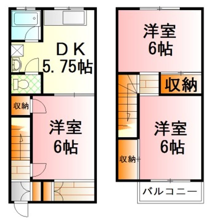 神奈川県南足柄市和田河原(一戸建)の賃貸物件の間取り