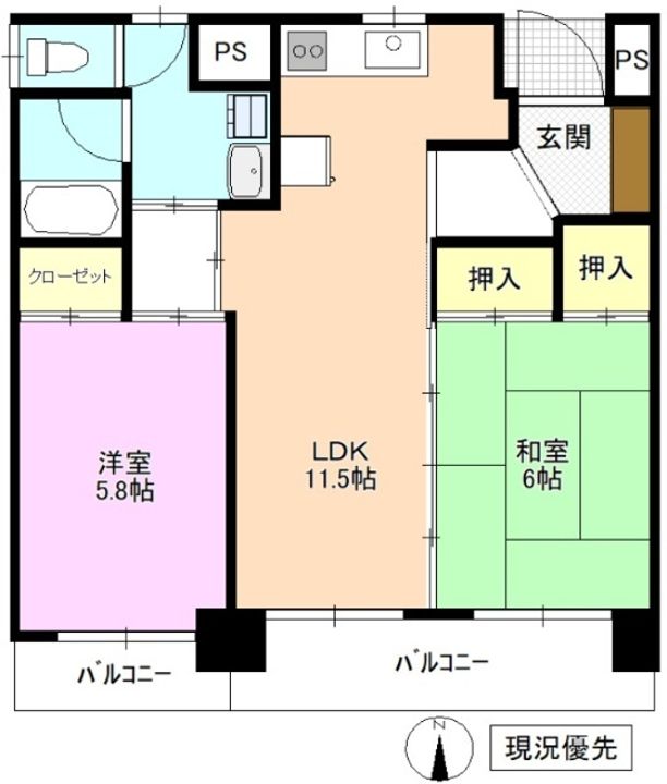 モアグレース16の間取り