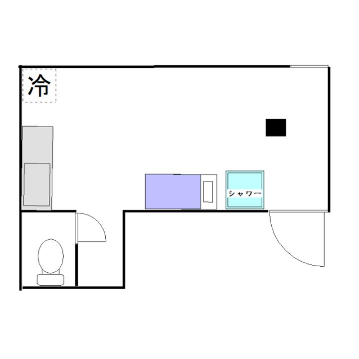 岡孝アパートの間取り