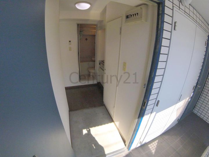 メゾン段上の玄関