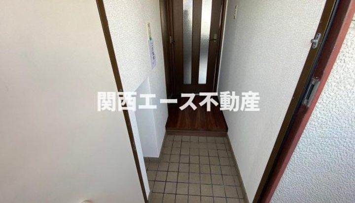 第2美和コーポの玄関