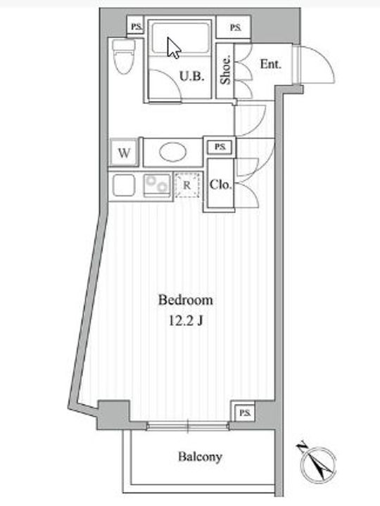 エルスタンザ赤坂の間取り