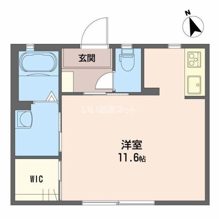 シャーメゾンHARUKAの間取り