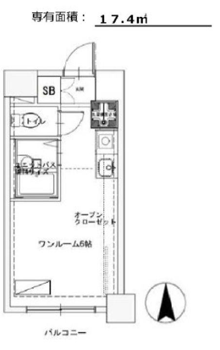 カスタリア船橋の間取り