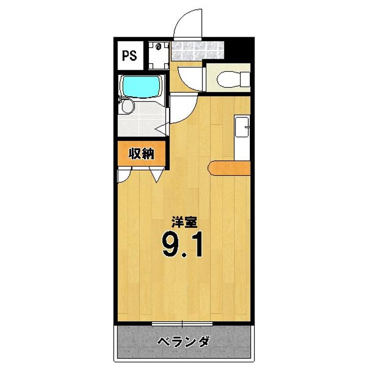 シュライン岡崎の間取り
