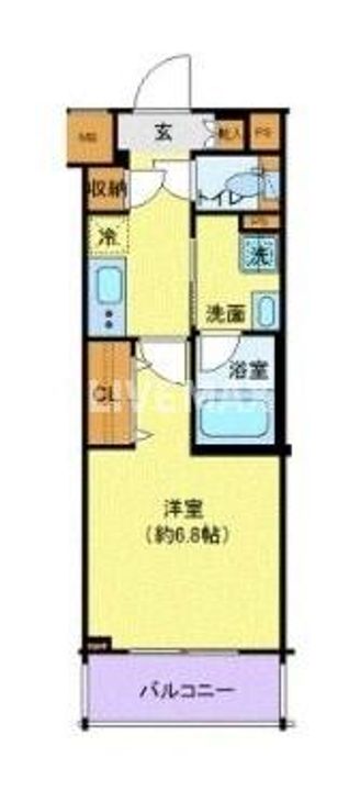 ディアレイシャス東京サウスパレスの間取り