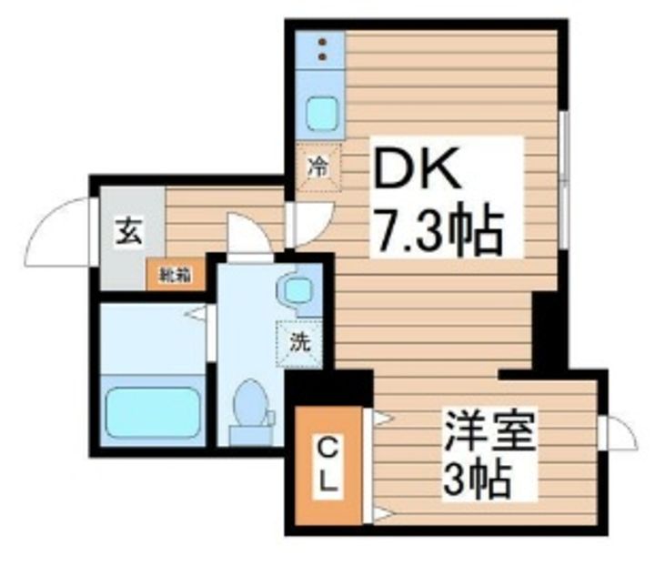 メリディアン名取の間取り