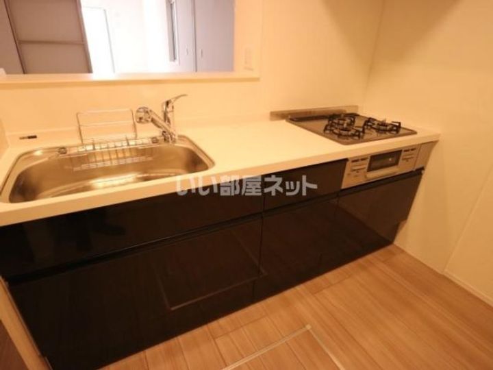 大阪府堺市堺区南半町東1(アパート)の賃貸物件のキッチン