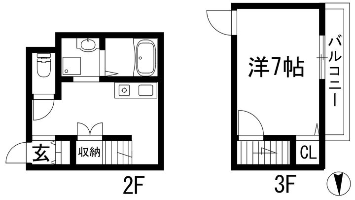 メゾン清杜の間取り