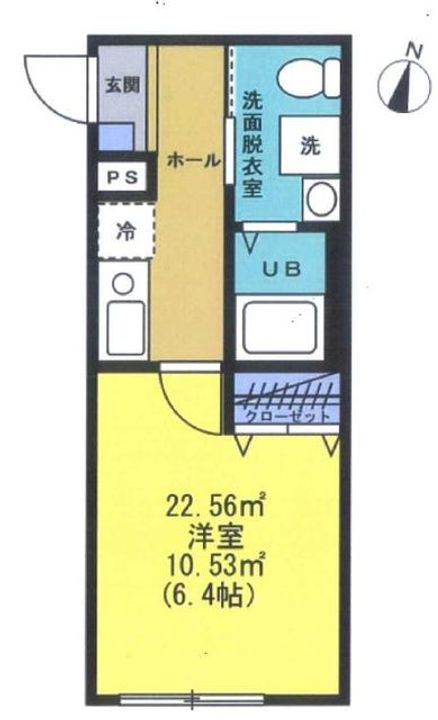 埼玉県さいたま市見沼区大和田町1(アパート)の賃貸物件の間取り