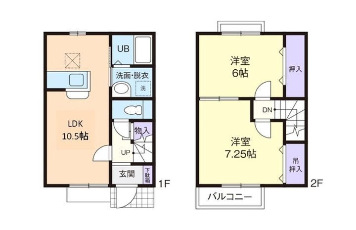下妻リーズホールドIIの間取り