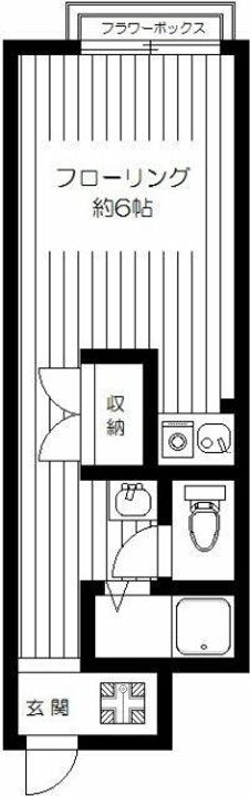 ハイツ・タナベNo.1の間取り