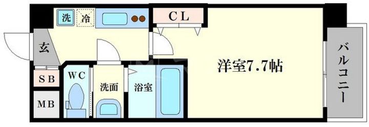 ラグゼ日本橋の間取り
