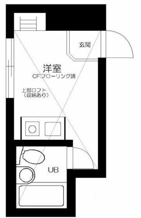 カルタス21駒場東大前の間取り