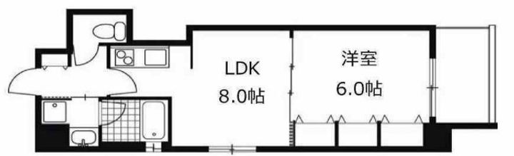 クリーデンス福島の間取り