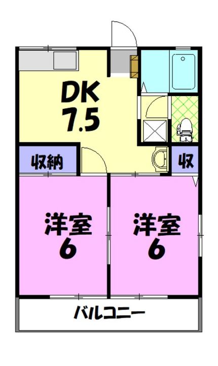 セキスイハイツの間取り