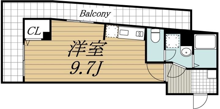 千葉県四街道市鹿渡(マンション)の賃貸物件の間取り