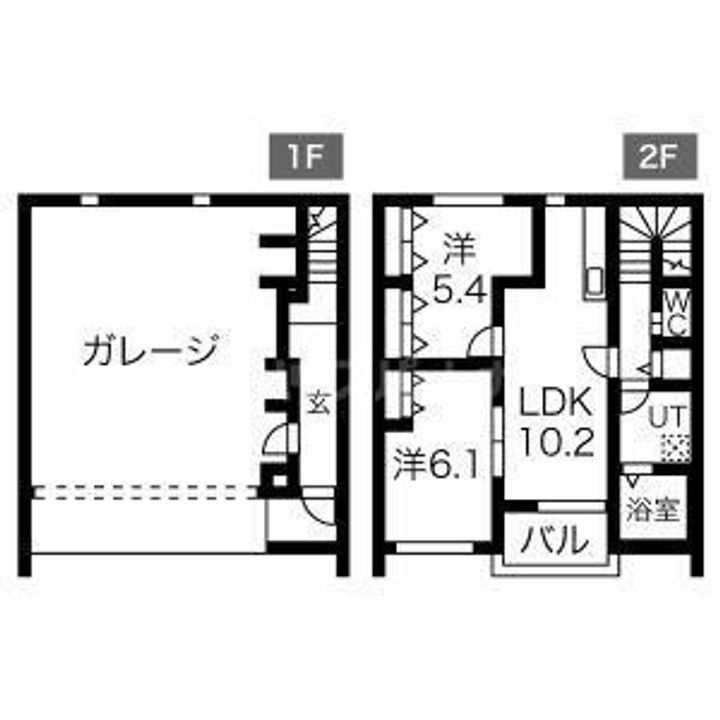 LaLa Charme Aの間取り