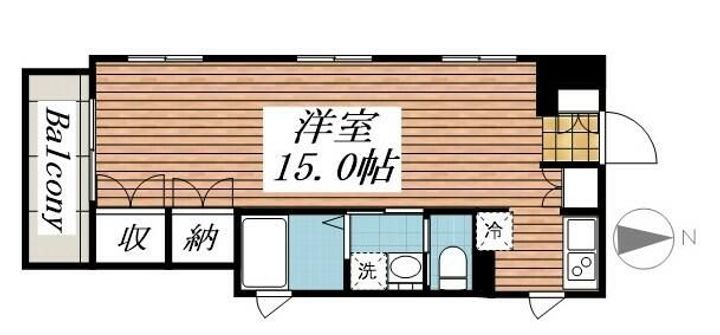 東京都新宿区西落合1(マンション)の賃貸物件の間取り