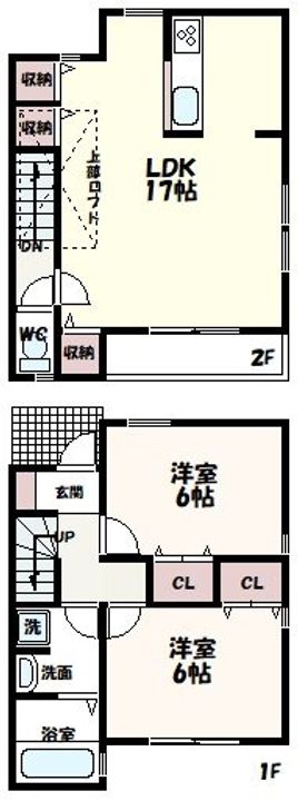 東京都調布市若葉町2(一戸建)の賃貸物件の間取り