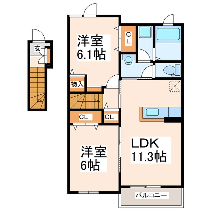ovestの間取り