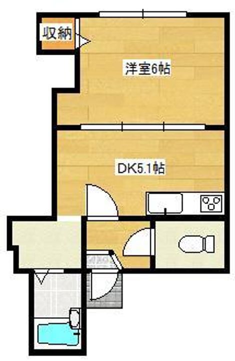 〇ツインキャップかわぐちAの間取り