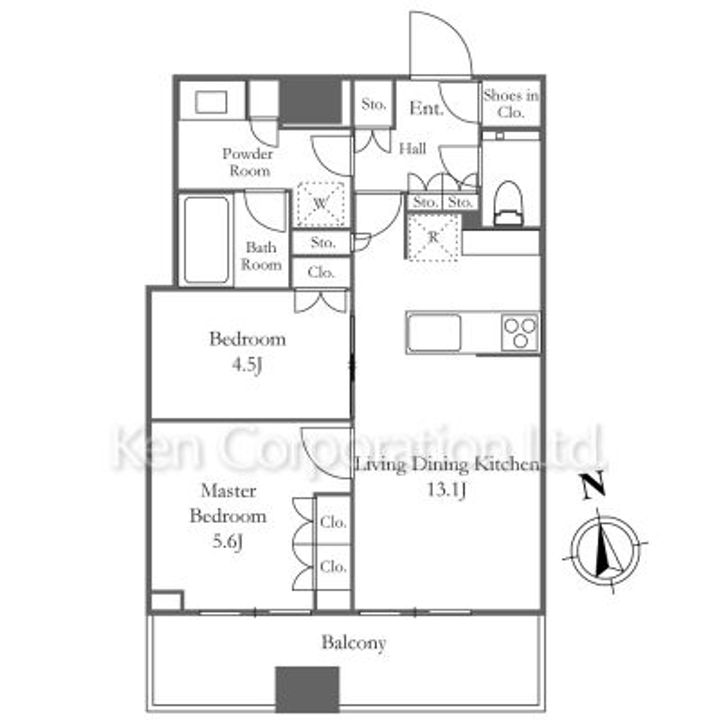 WORLD TOWER RESIDENCEの間取り