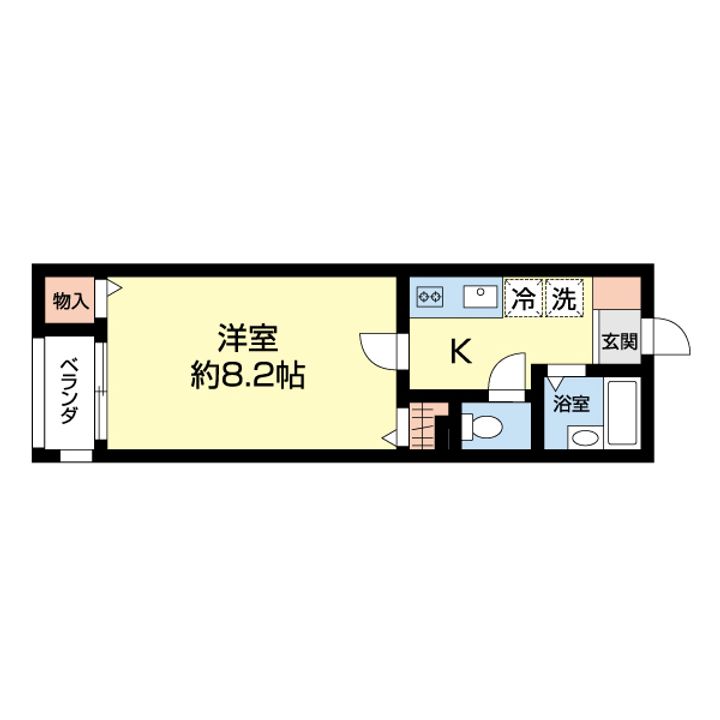 カメリアAの間取り