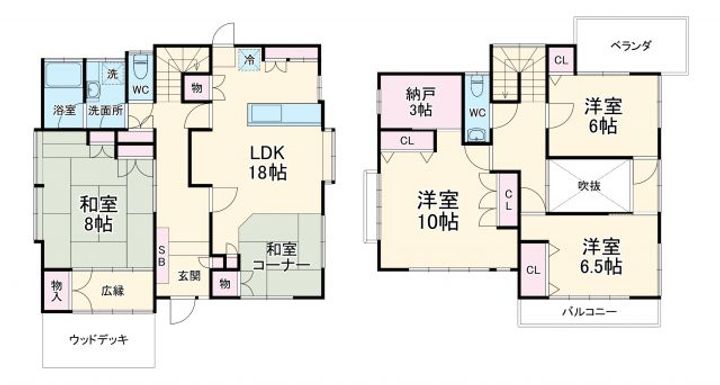 神奈川県秦野市河原町(一戸建)の賃貸物件の間取り
