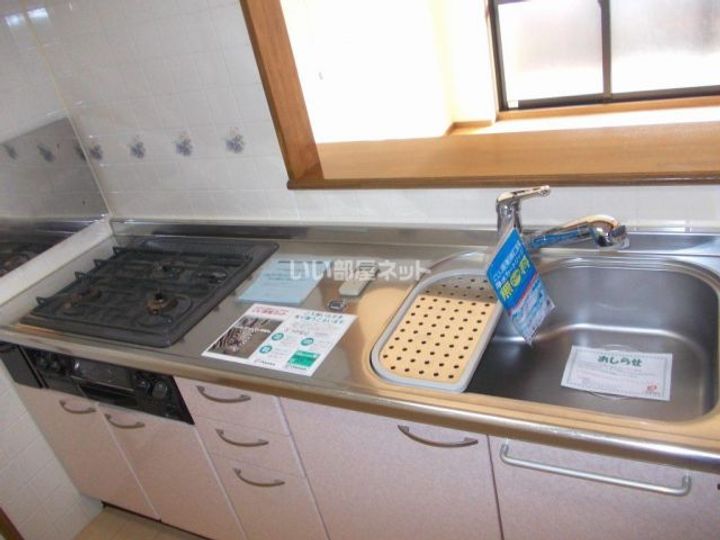 福島県いわき市平谷川瀬3(マンション)の賃貸物件のキッチン
