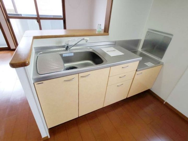 栃木県宇都宮市御幸ケ原町(アパート)の賃貸物件のキッチン
