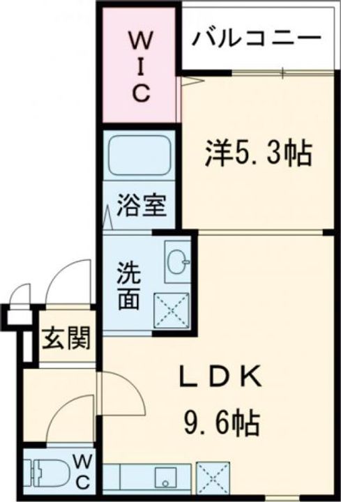 大阪府寝屋川市若葉町(アパート)の賃貸物件の間取り