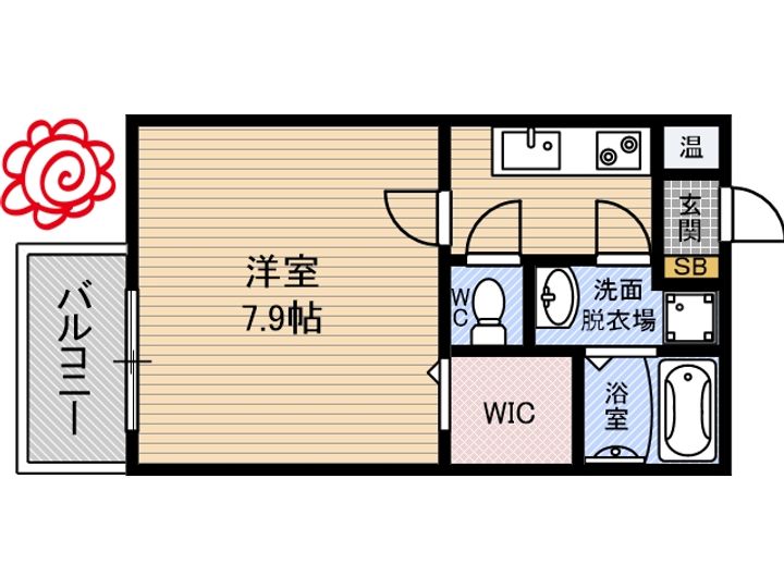大阪府大阪市鶴見区横堤4(アパート)の賃貸物件の間取り