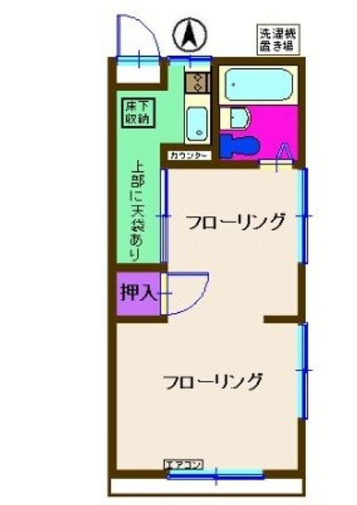葵荘の間取り