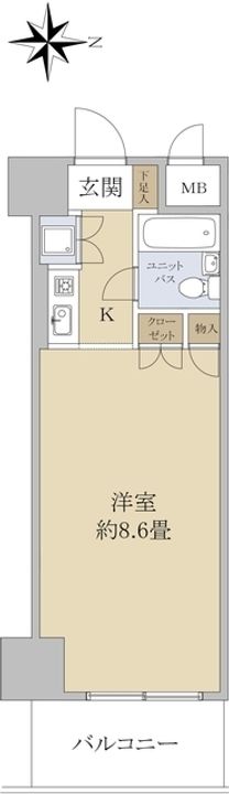 ストーク北新宿の間取り