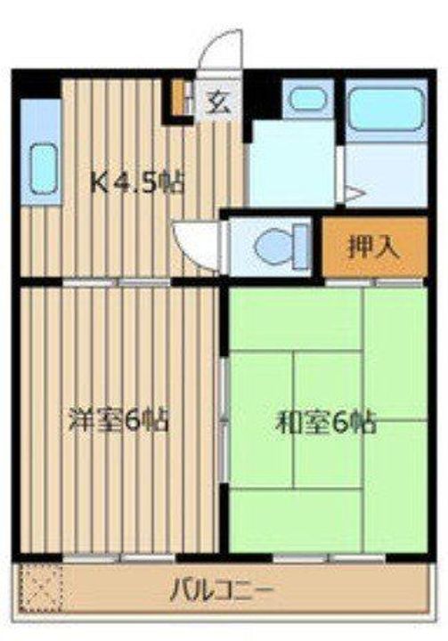 埼玉県富士見市西みずほ台3(マンション)の賃貸物件の間取り