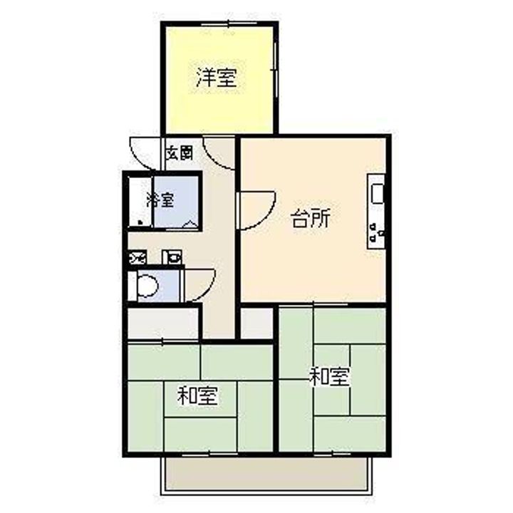TAKASAGO加納B棟の間取り