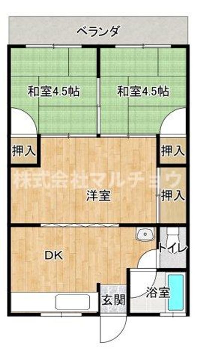 コーポグリーン2の間取り