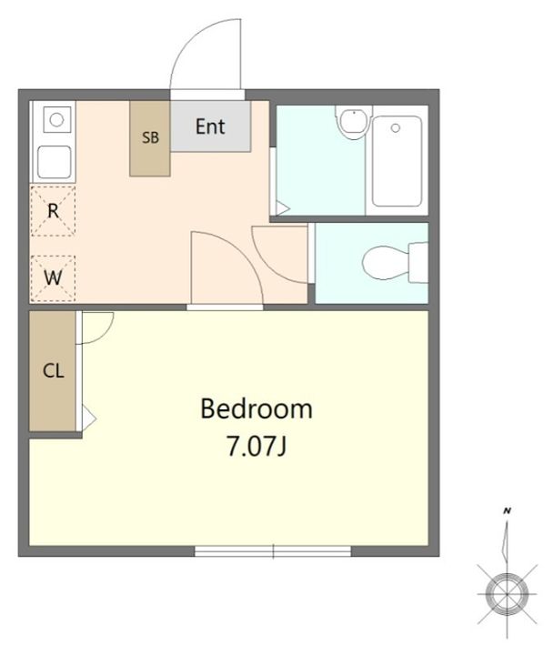 スカイシーハイツの間取り