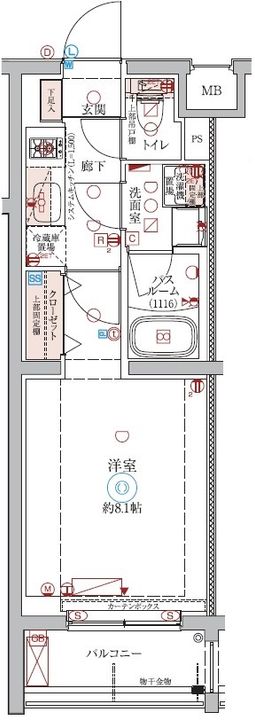クレヴィスタ北赤羽の間取り