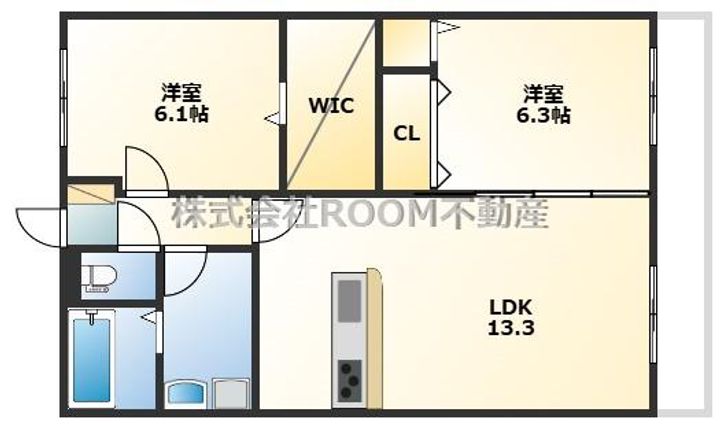 チェリーブロッサム久保原の間取り