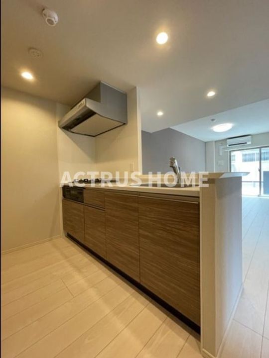 大阪府大阪市東住吉区湯里2(マンション)の賃貸物件のキッチン