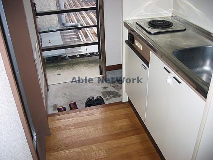 岐阜県岐阜市折立(アパート)の賃貸物件のキッチン