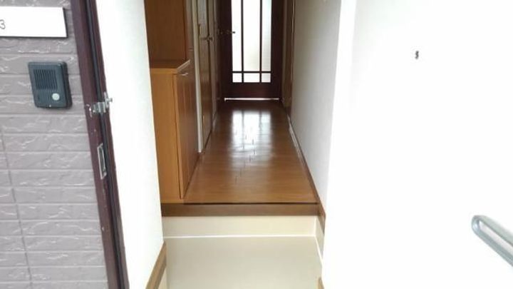 茨城県高萩市大字安良川(アパート)の賃貸物件の玄関