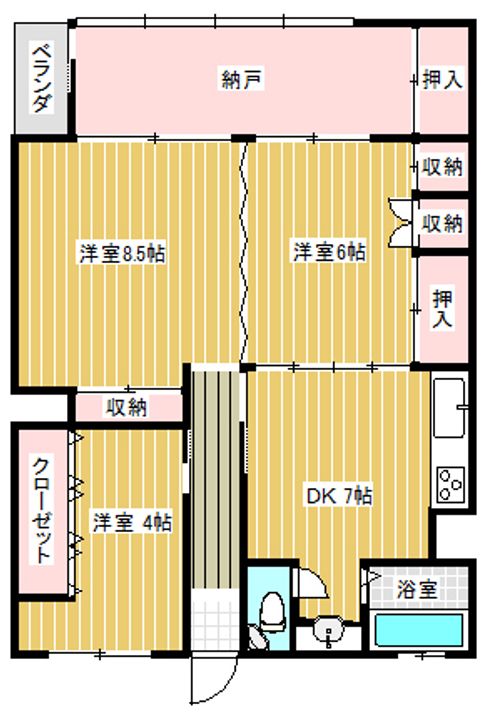 第二信善ビルの間取り
