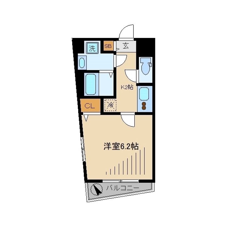 東京都練馬区北町1(マンション)の賃貸物件の間取り