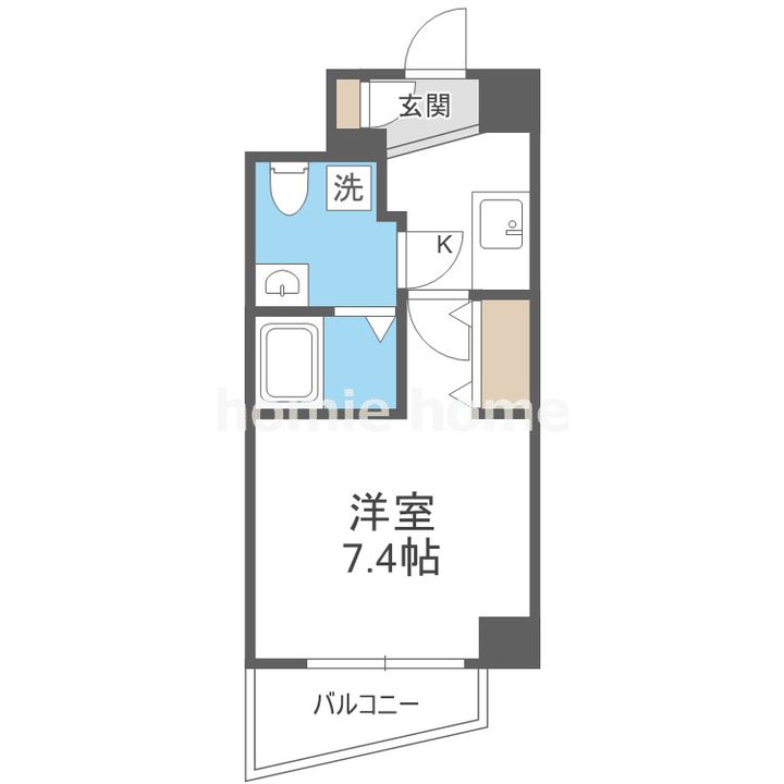 セレニテ桃谷の間取り